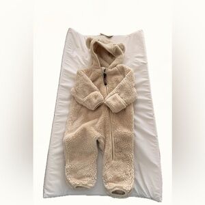 L.L. Bean Cream Fleece Kids Footie